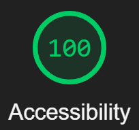 Accessibility Score 100%